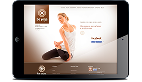 Visite o site Be Yoga