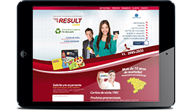 Visite o site Result Card